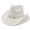 White, variant on Shadoumai Cowboy Hat Cowgirl Hat Cowboy Hats Wide Brim Western Cowboy with Decorative Band