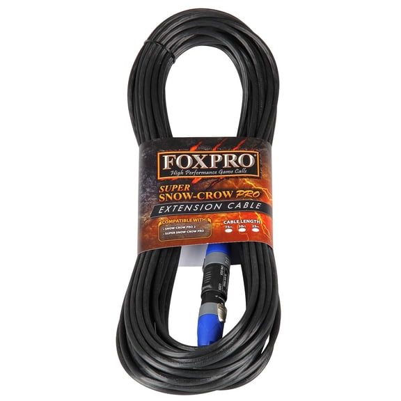 FoxPro 50ft Extension Cable SCP2/SSCP, Black