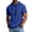 Blue, variant on CIENVNSTG New Mens Hoodies Sweatshirts Short Sleeve Men Hoodies Sweatshirt Casual Solid Color Man hoody For Male Hooded Army Green S
