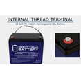 thumbnail image 4 of 12V 75AH GEL Battery Replacement for Pride Mobility Jazzy 1450, 4 of 7