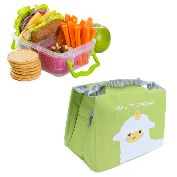 Bolsa de Almuerzo Portátil Con Dibujos Animados, Caja Térmica para Comida para Oficina, PÍCNICO AL AIRE LIBRE