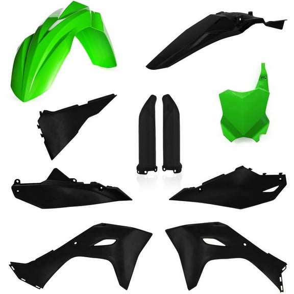 Acerbis 2024 Kawasaki KX450 Full Plastic Kit - Green/Black