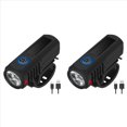 thumbnail image 1 of 2X Luz Delantera LED para Ciclismo, de Alta Luminosidad, de Seguridad, 3 Marchas, para Manillar de Bicicleta, Ideal para Ciclismo Nocturno., 1 of 5