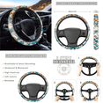 thumbnail image 4 of HUIACONG 14 Pack Mandala Dragonfly Floral Car Interior Accessory Kit, Comfortable Practical Car Seat Cover Set, Suitable for SUVs Auto Commercial Vehicles, 4 of 8