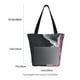 thumbnail image 3 of Balery Pink White Ocean Waves Bolsa de Hombro con Diseño, Bolsa Grande y Duradera, Bolsa Versátil para Compras, 3 of 6