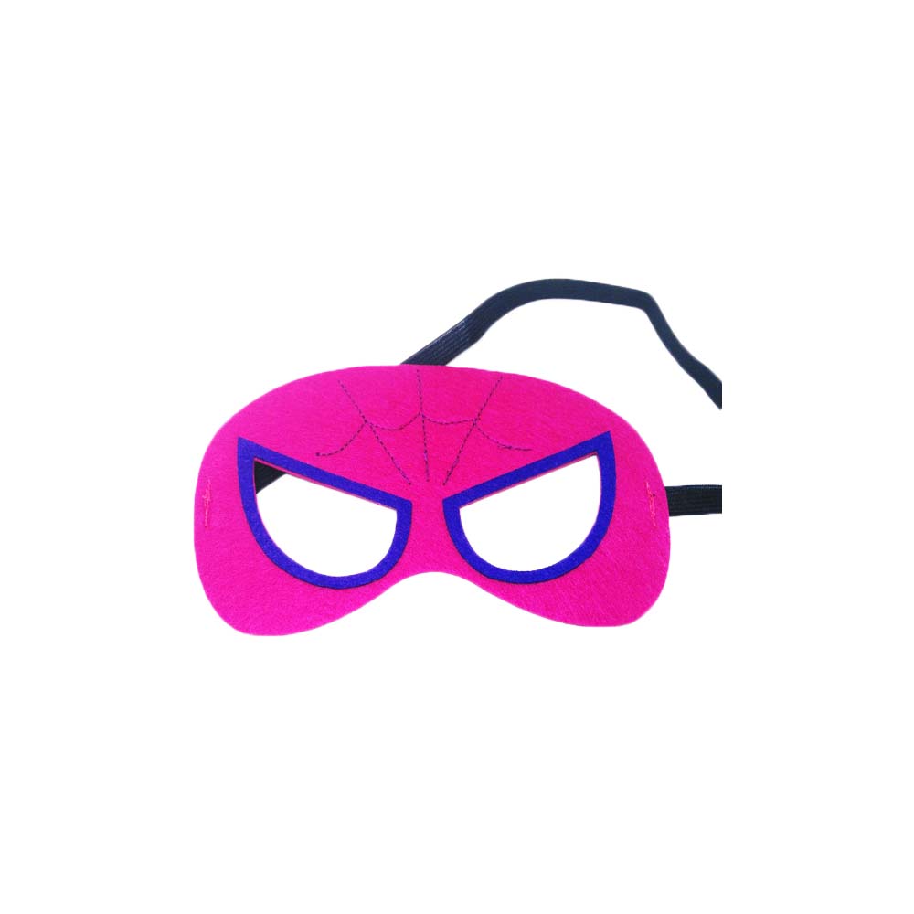 SpiderGirl Marvel Comic Cartoon Kids Costume Felt Mask by Superheroes