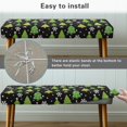 thumbnail image 6 of XYZCANDO Removable Bench Seat Cover for Dining Hotel, Polyester Spandex Washable Bench Covers with Soft, 6 of 9