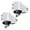 A, variant on Permanent 316 Stainless Steel Bimini Top Mounting Hardware 2PCS For Luxury Boats