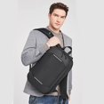 thumbnail image 3 of Slim Expandable Business Backpack for Men Waterproof Travel Laptop Bag with USB Port, 3 of 5
