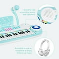 thumbnail image 3 of Gymax 37-Key Toy Piano Keyboard w/ Stool Microphone Electronic Organ for Kids, 3 of 8