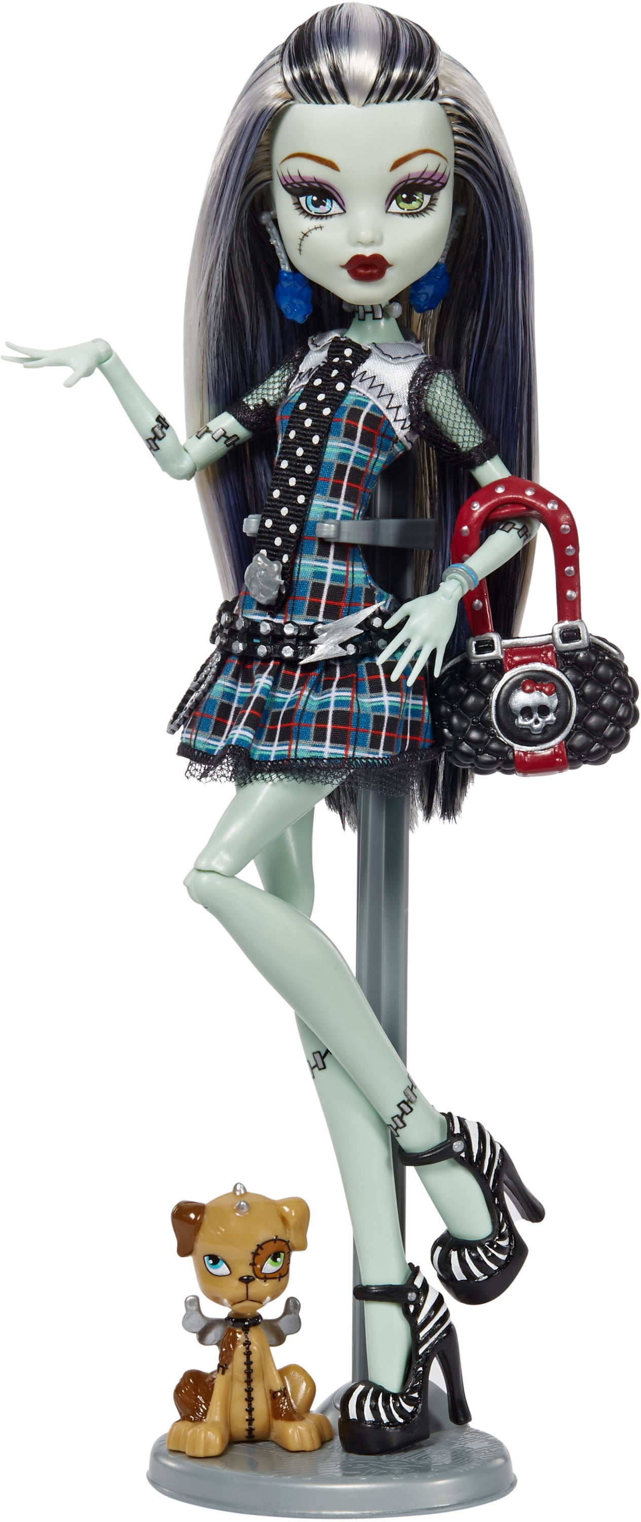 Monster High Frankie Stein Reproduction Doll with Doll Stand & Accessories