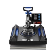 VEVOR Heat Press Machine 8 in 1 Combo, Heat Press 15x15 in, Swing Away T Shirt Printing Machine Digital Control, Multifunction Transfer Machine Sublimation, for T-Shirt Hat Cap Mug Plate, Blue
