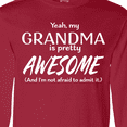 thumbnail image 4 of Inktastic Yeah My Grandma is Pretty Awesome Long Sleeve T-Shirt, 4 of 5