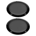 thumbnail image 4 of Un par de cubiertas de bocina de altavoz negras de 8 pulgadas, cubierta de altavoz de Metal de plástico ABS para coche, 4 of 9