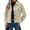 01-Complexion, variant on Corduroy Jacket Women Button Down Comfy Cropped Shacket Jacket Trendy Long Sleeve Coats with Pockets Outerwear 01-Complexion XXL
