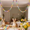 thumbnail image 3 of 6ft Easter Garland with Faux Greenery & 12 Hanging Easter Eggs - Premium Spring Garland for Indoor Outdoor Easter Party Decorations, Mantel, Staircase, Fence, Home Decor by PALIFEUR, 3 of 11