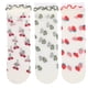 thumbnail image 1 of KAKOWELY 3 pares de calcetines de nailon para mujer, transparentes, de tul, de vestir, elásticos, de malla corta., 1 of 4