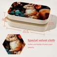 thumbnail image 5 of Squirrel Velvet Portable Storage Box with Removable Compartment: Gift-Ready Organizer for Bracelets, Necklace, and Jewelry, 5 of 7