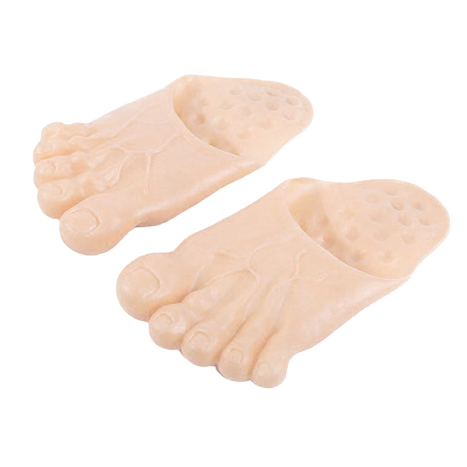 Funny Slippers Simulation Giant Toe Spoof Bare Feet Shoes - Walmart.com