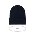 thumbnail image 3 of vnanda Thermal Beanie Hat Unisex Autumn Winter Solid Color Knitting Hat Beamless Thickened Beanie Hat Men Women Warm Hat Fashion Accessories Soft Thermal, 3 of 8
