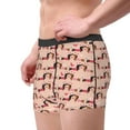 thumbnail image 2 of Uemuo Dachshund Couple Pattern Men's Boxer Briefs,Trunk Anti-Chafing,Comfortable, Durable, and Stylish Underwear-Small, 2 of 9