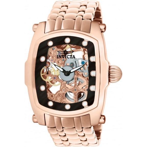 INVICTA LUPAH MECHANICAL WATCH - ROSE GOLD CASE WITH ROSE GOLD TONE STAINLESS STEEL BAND - MODEL 1093