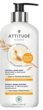 Attitude Sensitive Skin Hand Soap Argan Oil 16 fl oz