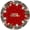 Red2, variant on Christmas Snow Village Round Tablecloth,60 Inch,Washable Stain Resistant Table Cover for Holiday Dinner