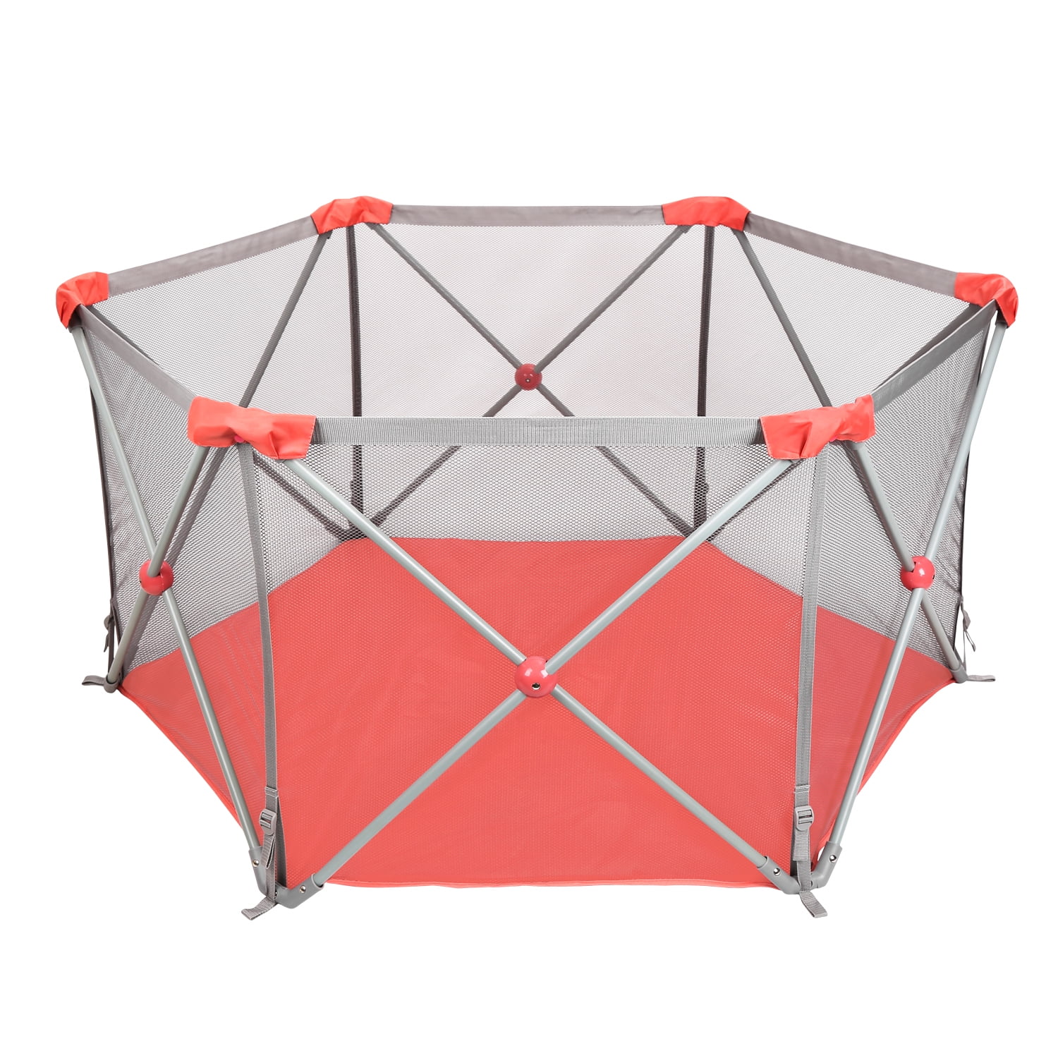 odoland portable playard playpen for infants and babies