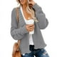 thumbnail image 5 of Cárdigan de punto de otoño e invierno europeo y americano para mujer, cárdigan holgado informal de color sólido de longitud media para mujer, 5 of 5