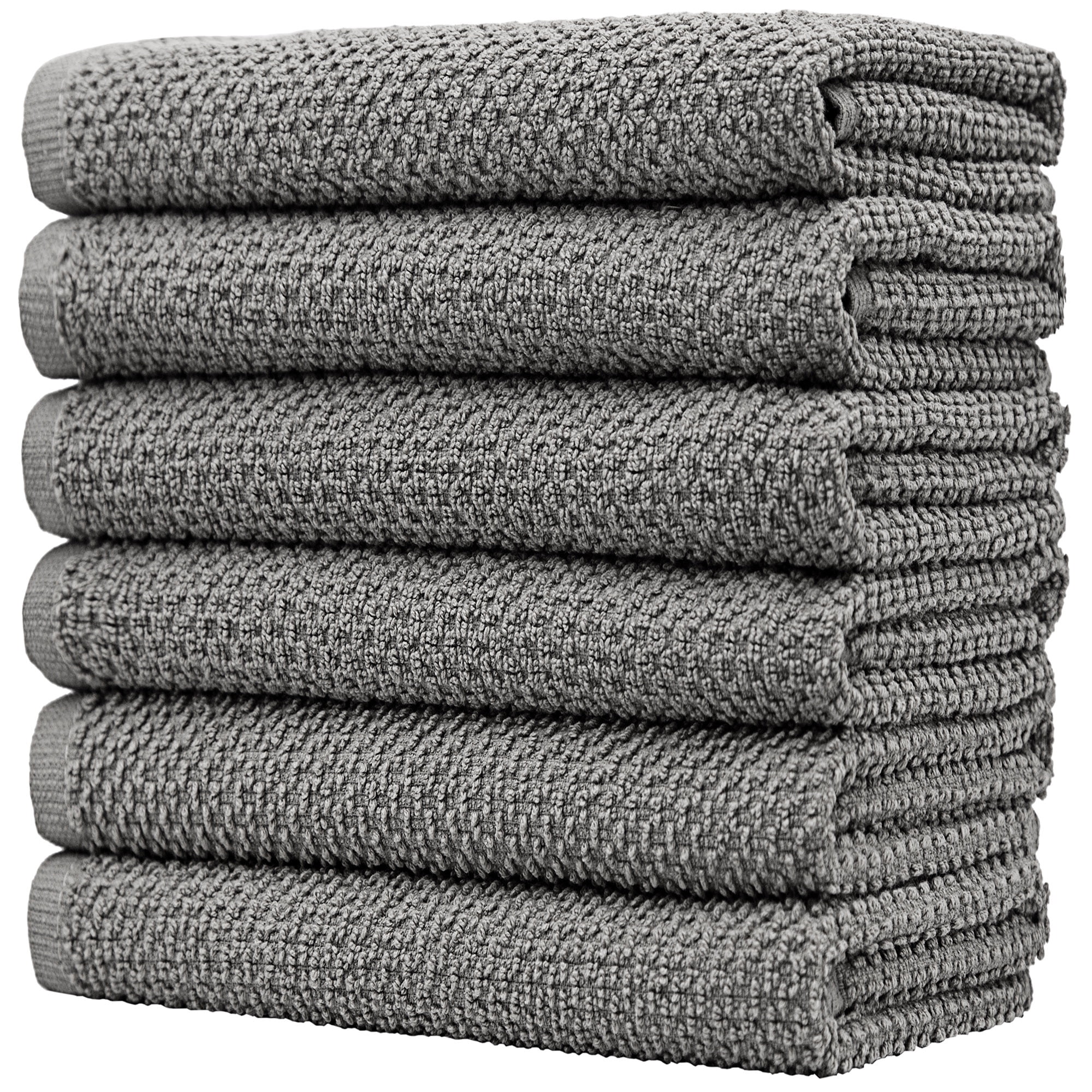 ERINA Premium Extra Large Kitchen Towels (16 x 28 Inch) - Popcorn Weave (12  Pack) Dish Towel Set 100% Combed Cotton Towels, Soft and Absorbent Tea
