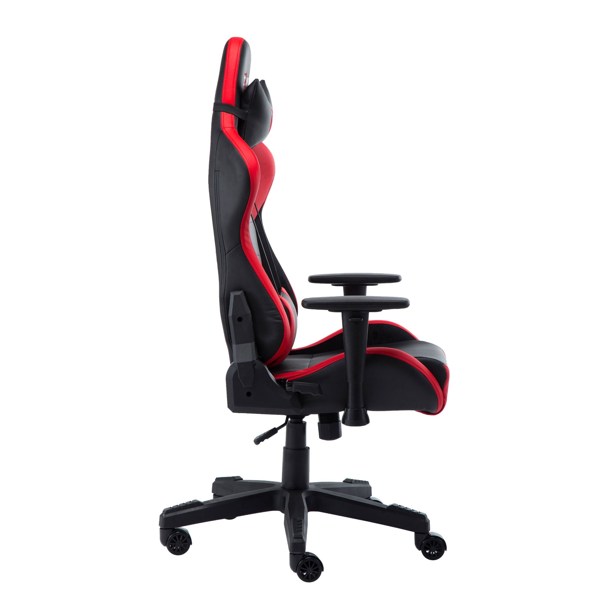 Techni Office Solutions 53" Vibrant Black and Red Unique Techni Sports TS-90 Comfortable Gaming