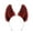 Headband Wine red, variant on Handmade Faux Furs Cats Wolf Foxes Dog Ears Headband Halloween Cosplay Party Costume Furry Ears Hair Hoop Gift