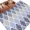 Purple Blue, variant on Blue Boho Flowers Area Rugs 5'x7', Small Throw Rugs for Laundry Room Playroom, Modern Luxurious Ombre Geometric Floral Indoor Outdoor Rug Non-Slip Low Pile Carpet Runner Reversible Floor Mats