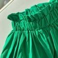 thumbnail image 5 of Annhoo Summer Shorts for Toddler Girls Elastic High Waist Ruffle Wide Leg Shorts Kids Casual Pleated Loose Skorts, 5 of 6