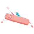 thumbnail image 4 of Lihit Lab Slim Zipper Pouch Punilabo Kuroneko A7717-3, 4 of 5