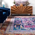 thumbnail image 3 of nuLOOM Marisela Tribal Area Rug, 6' 7" x 9', Navy, 3 of 4
