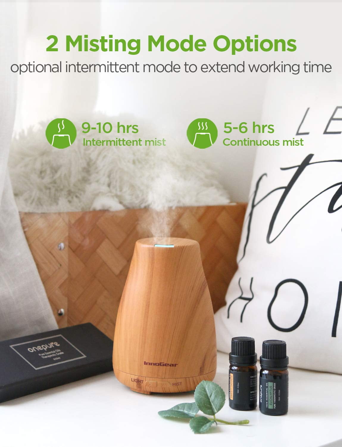 Innogear Ultrasonic Aroma Essential Oil Diffuser Walmart Canada