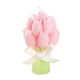 thumbnail image 2 of Vela perfumada con ramo de tulipanes, 2 of 6