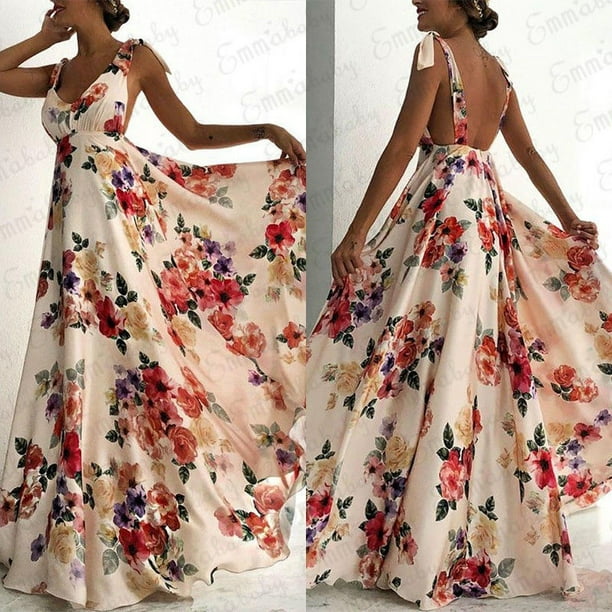 Ladies full hotsell dress open
