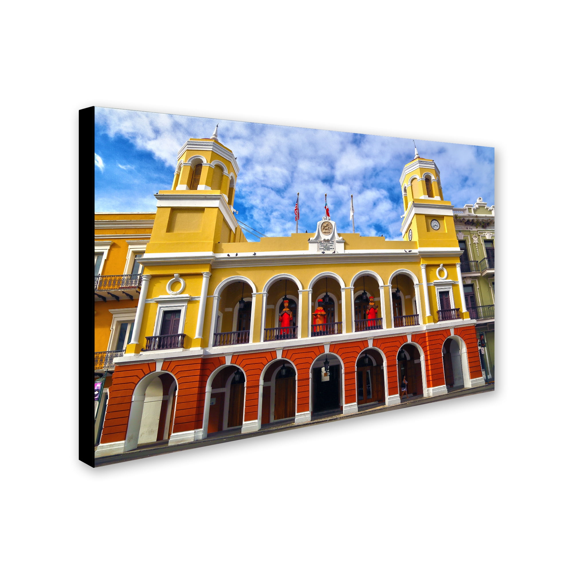 Trademark Fine Art "Alcaldia de San Juan" Canvas Art by CATeyes