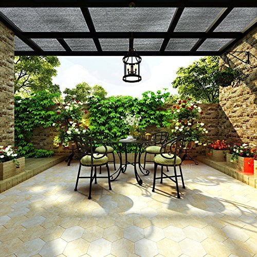 10x20ft Shatex 90/% Sun Shade Outdoor Patio Blackout Cover with Grommets