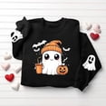 thumbnail image 7 of Tnhcen Women's Halloween Long Sleeve Crew Neck Sweatshirt Casual Pullover Japanese Fleece Top Plus Size XS-3XL Loose Fit Autumn Winter Fashion, 7 of 7