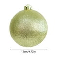 thumbnail image 3 of LmnLft Large Christmas Ball Ornaments, 4.72 Inch Glitter Plastic Holiday Decorations, Indoor Outdoor Hanging Baubles for Xmas Tree, Party, Storefront Display, Commercial or Home Christmas Décor, 3 of 6