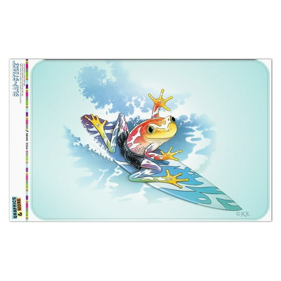 Surfing Surf Rainforest Tree Frog Tropical Home Business Office Sign