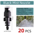 thumbnail image 1 of RBCFHl 24 kinds of Adjustable Irrigation Dripper Sprinkler Garden Micro Spray Rotating Nozzle 4/7mm Hose Watering Cooling System He Qiyong unisex, 1 of 2