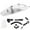 White, variant on Wovilon Vehicle Mounted Vacuum Cleaner Wired Vehicle Automotive Household Dry Wet Dual-Purpose High-Power Rechargeable Hand-Held Vacuum Cleaner