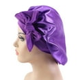 thumbnail image 6 of Happy Date Silk Hair Wrap for Sleeping Women Bonnet Silk Sleeping Bonnet Elastic Hair Care Sleep Cap for Natural Curly Hair, 6 of 6