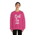 thumbnail image 2 of C est La Vie Sweatshirt Women, Such is Life French Inspired Shirt, 2 of 3