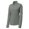 thumbnail image 5 of Yellow Rooster Women's PosiCharge Competitor 1/4-Zip Pullover Grey Concrete 3XL, 5 of 8